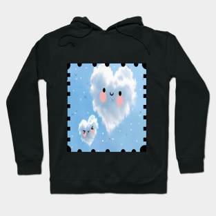 03-openwork cloud heart Hoodie